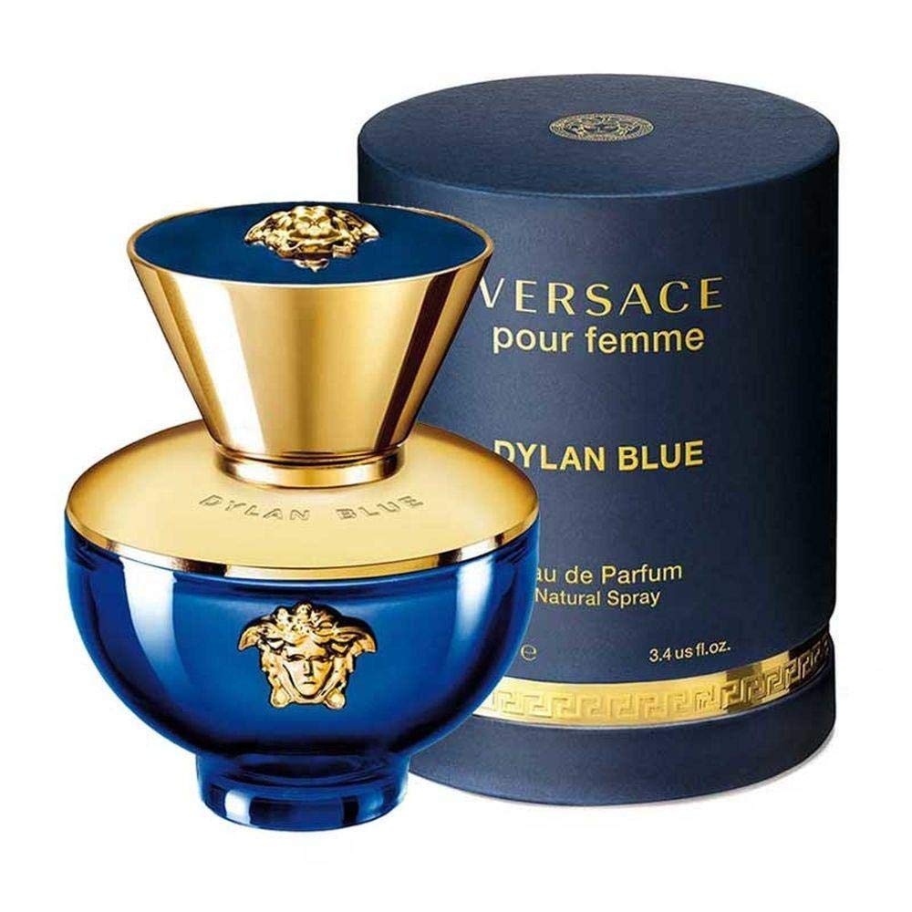 Versace Dylan Blue Pour Femme for Women Eau De Parfum Spray, 3.4 Oz –  Tradecous